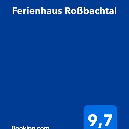 Rossbachtal Vakantiehuis